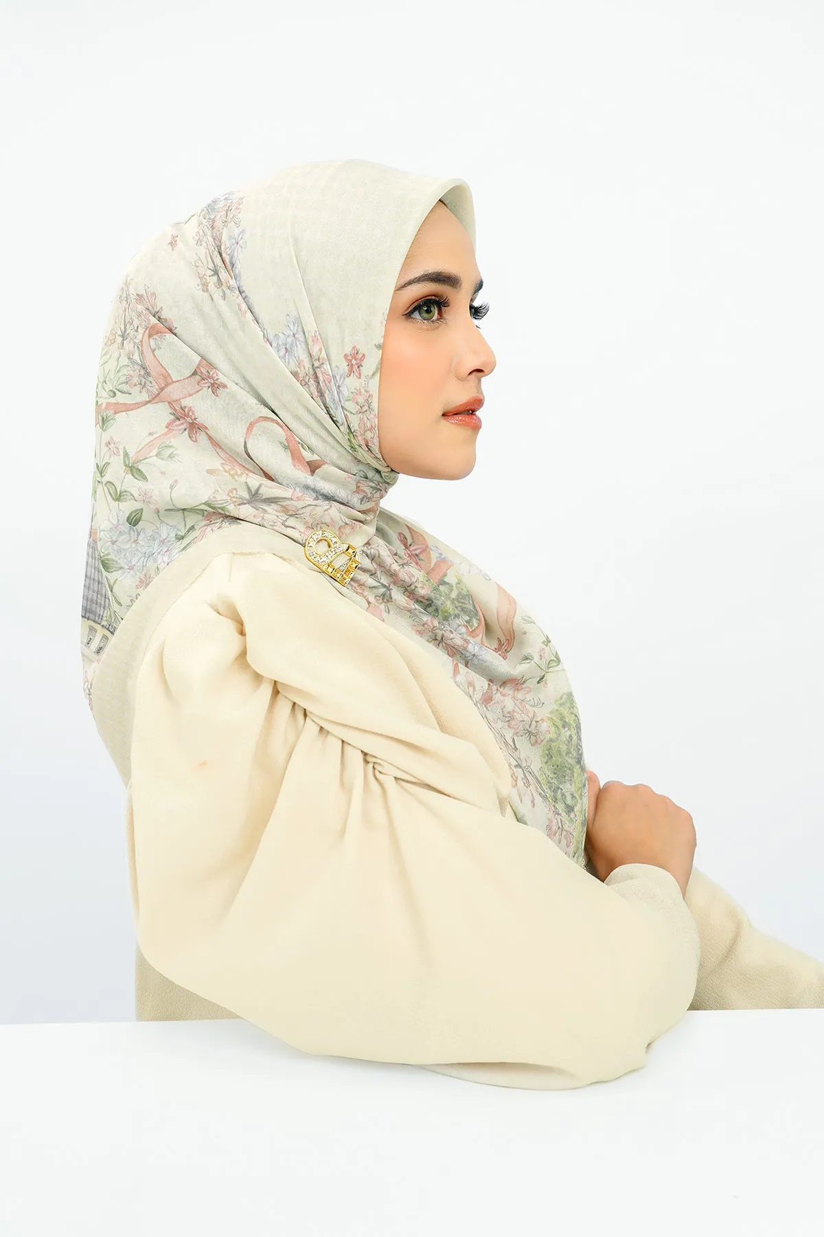 Al Aqsa Voile Square - Ivory