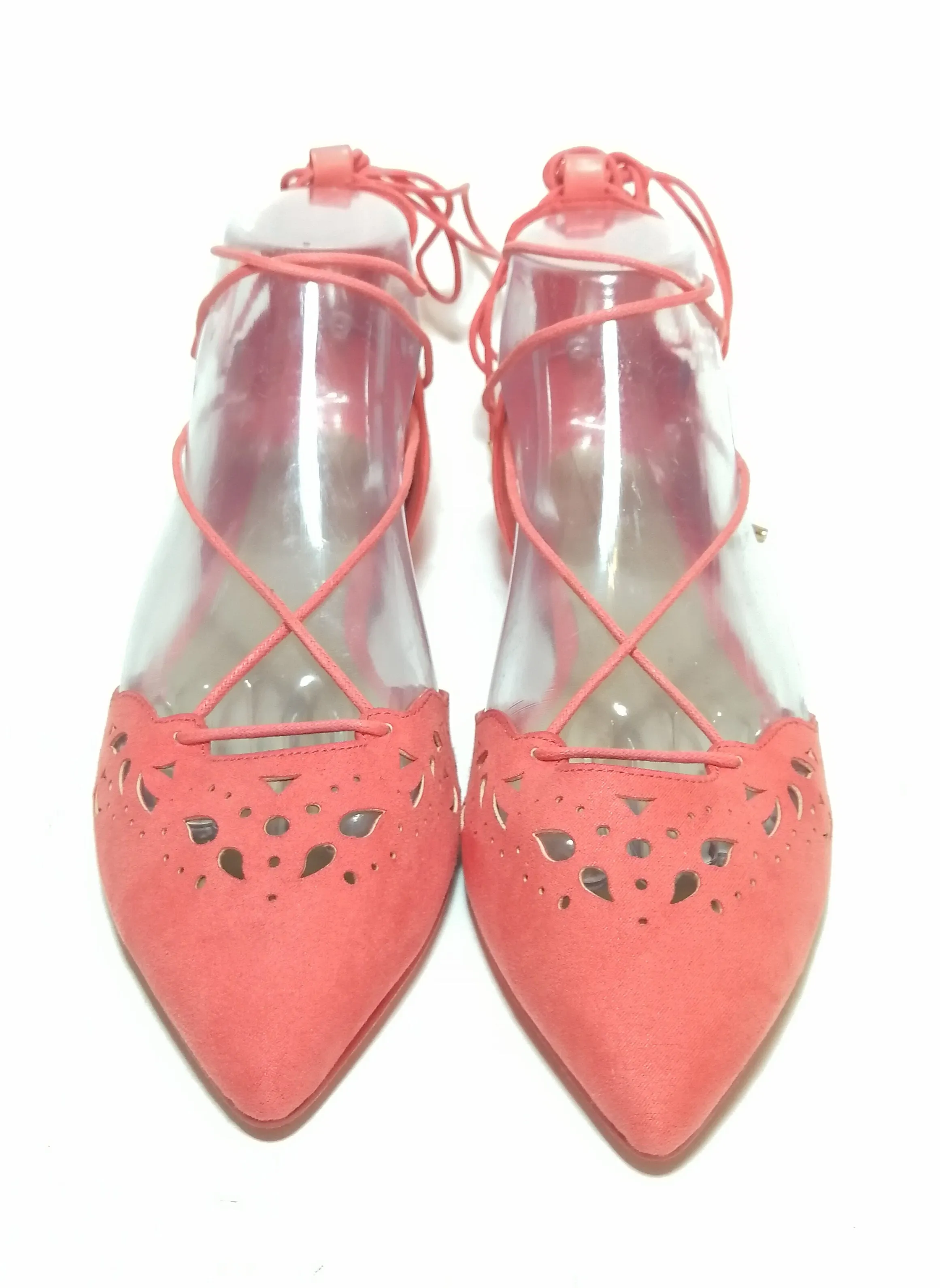 ALDO Coral Suede HARMONY Tie-up Flats | Like New |