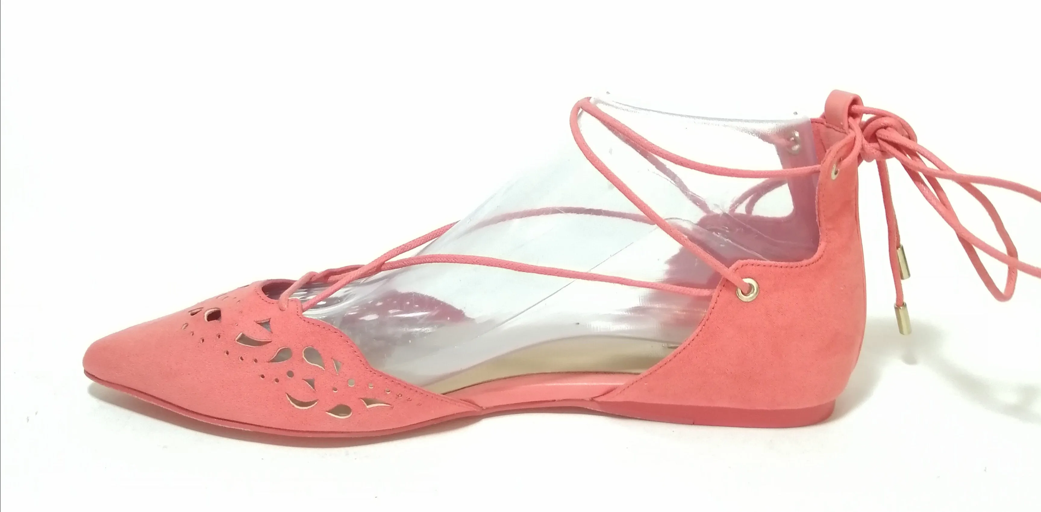 ALDO Coral Suede HARMONY Tie-up Flats | Like New |