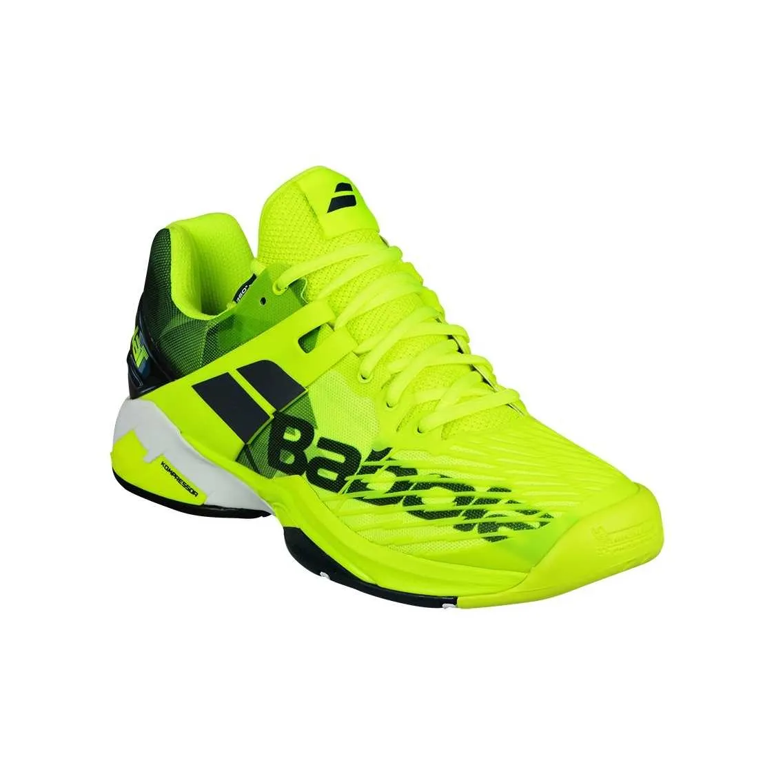 Babolat Propulse Fury Clay Men Neon Yellow Black Tennis & Padel Shoes