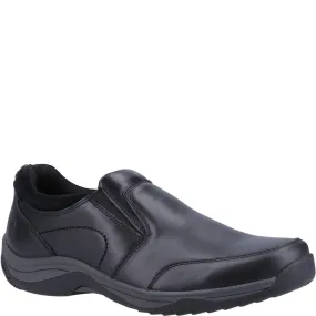 Black Donald Slip On Shoes