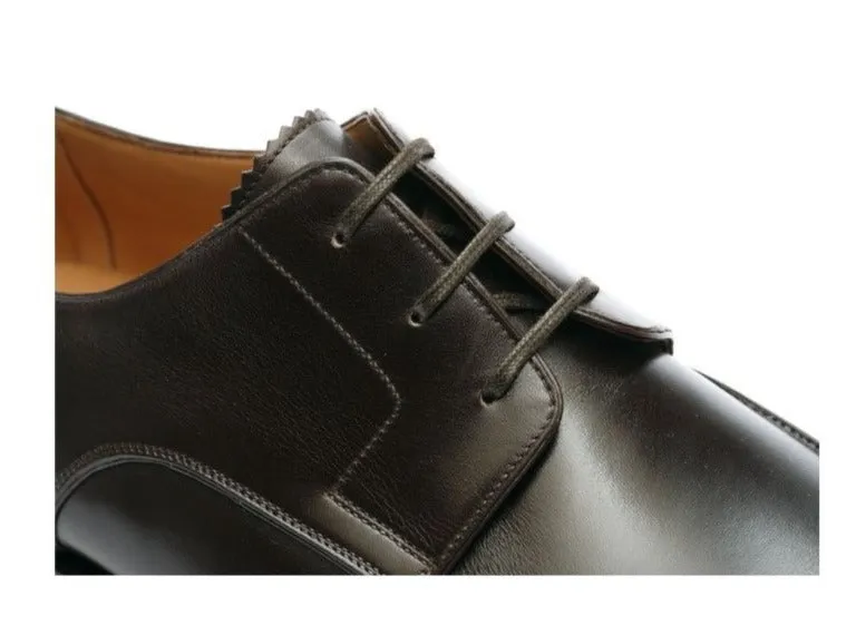 DERBY THREE EYELETS CALF LEATHER AND FULL GRAIN