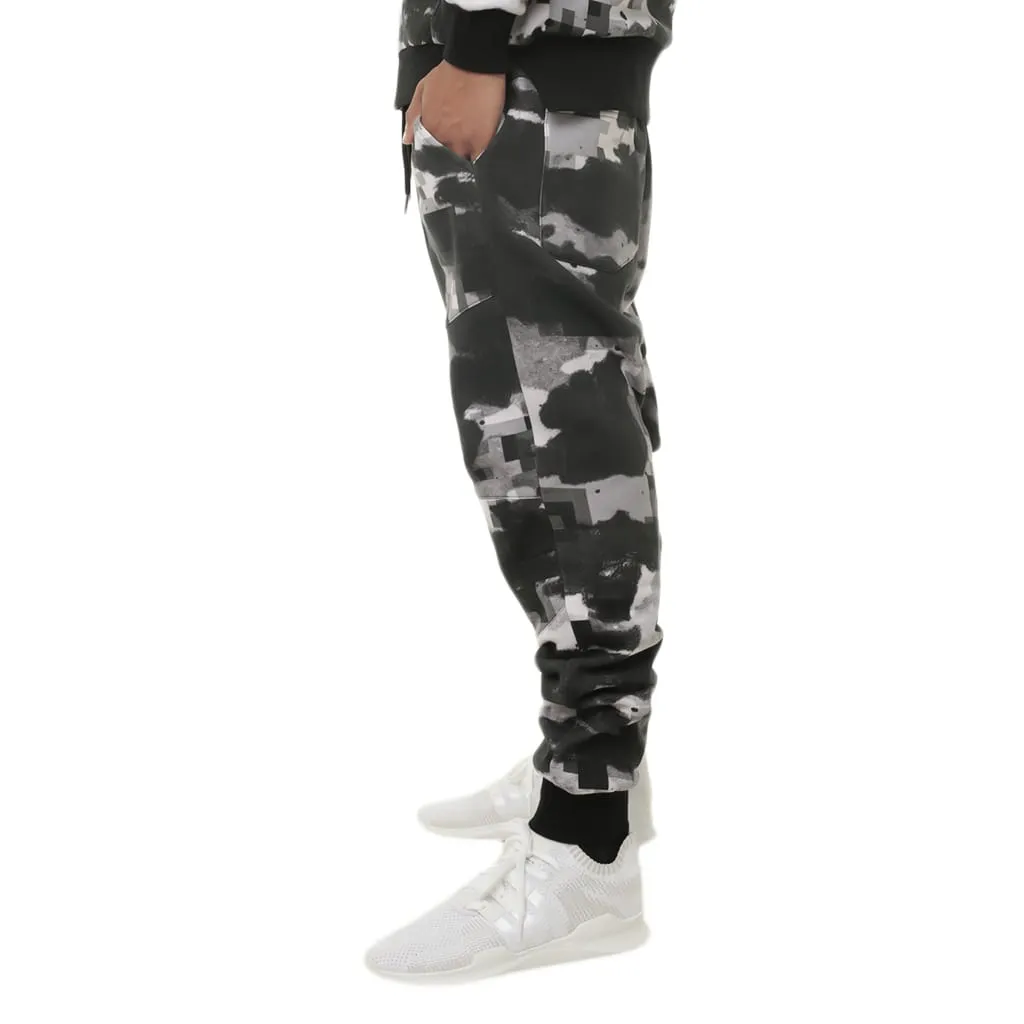 Digi Snow Camo Flight Jogger Sweatpants