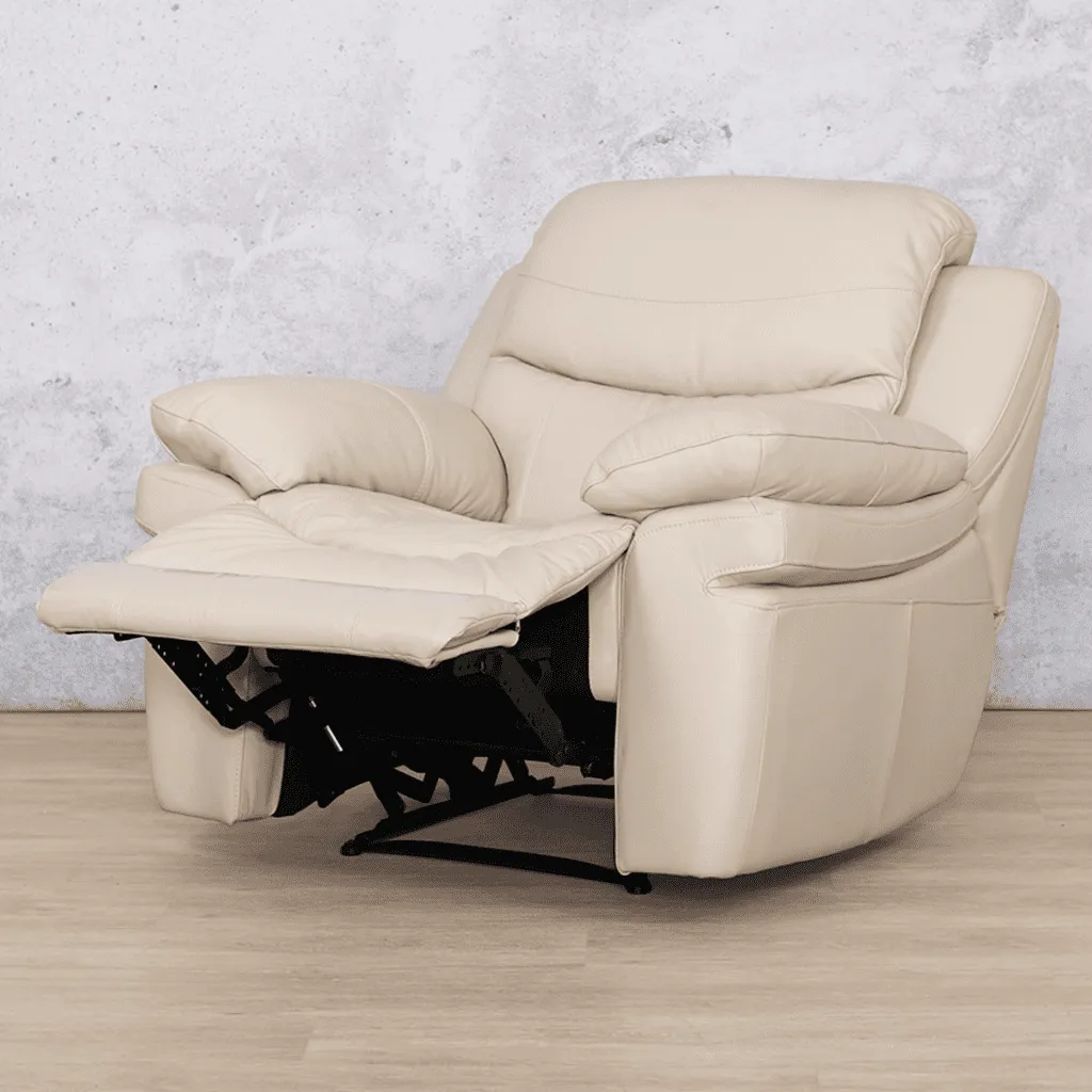 Geneva 1 Seater Leather Recliner