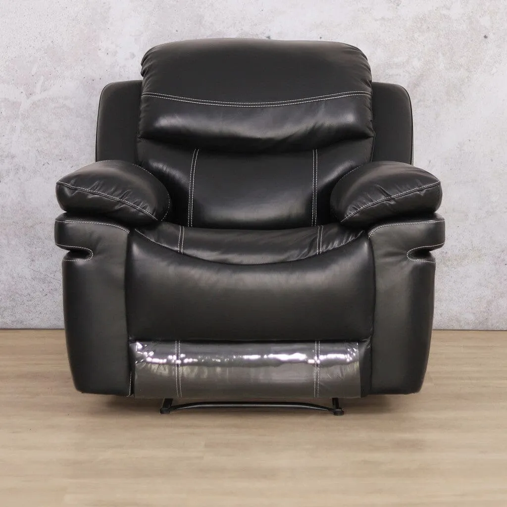 Geneva 1 Seater Leather Recliner