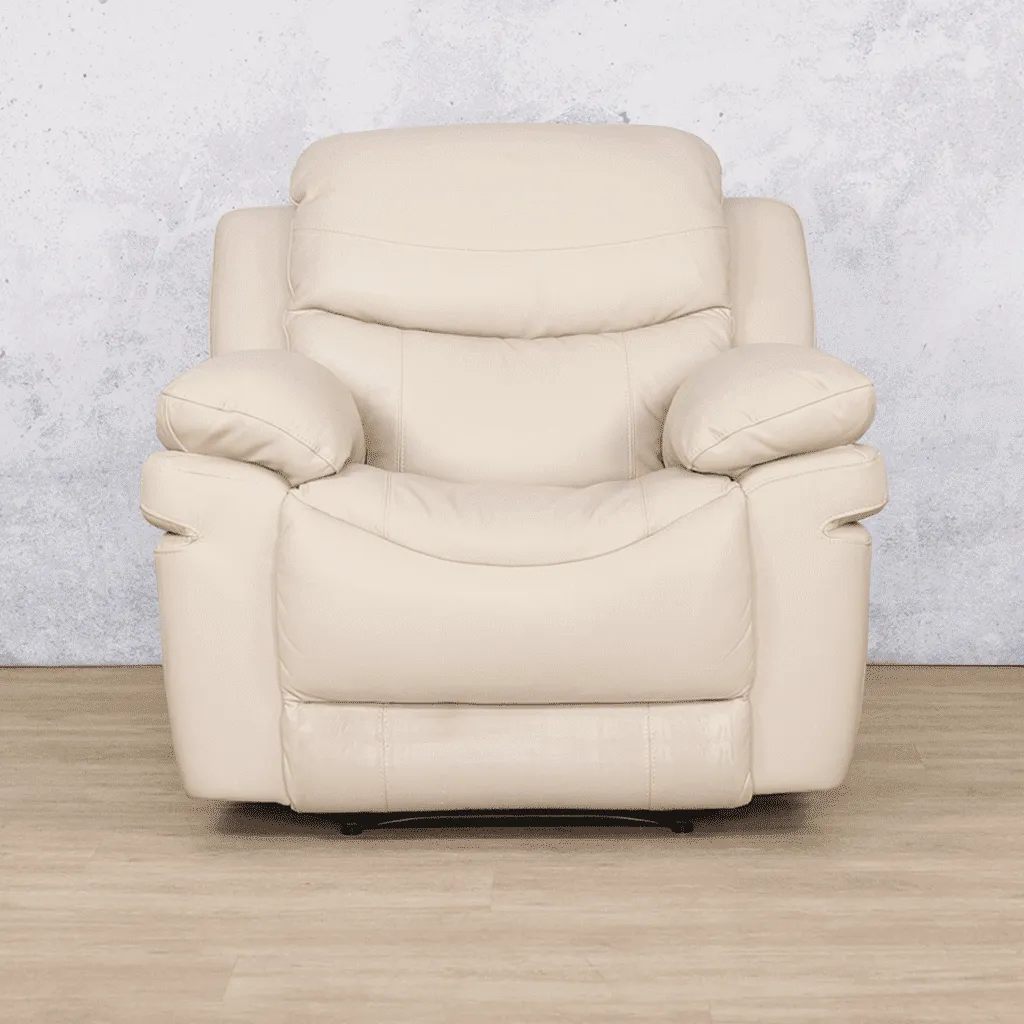 Geneva 1 Seater Leather Recliner