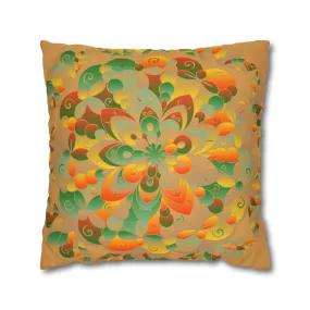 Handmade Mandala Art Pillowcase - Dune