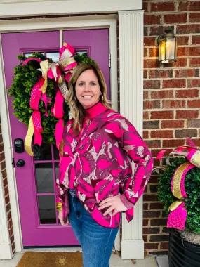 Hot pink Sweater-Top