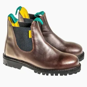 Jim Green Stock man Chelsea Brown Steel Toe Boot