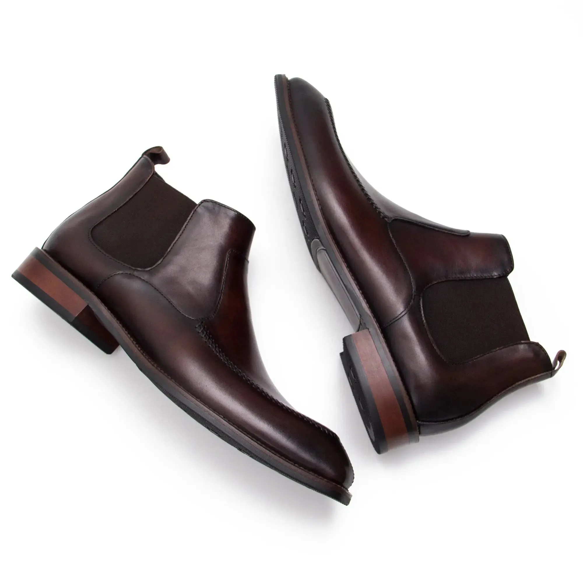 Men's Brown Leather Chelsea Boots