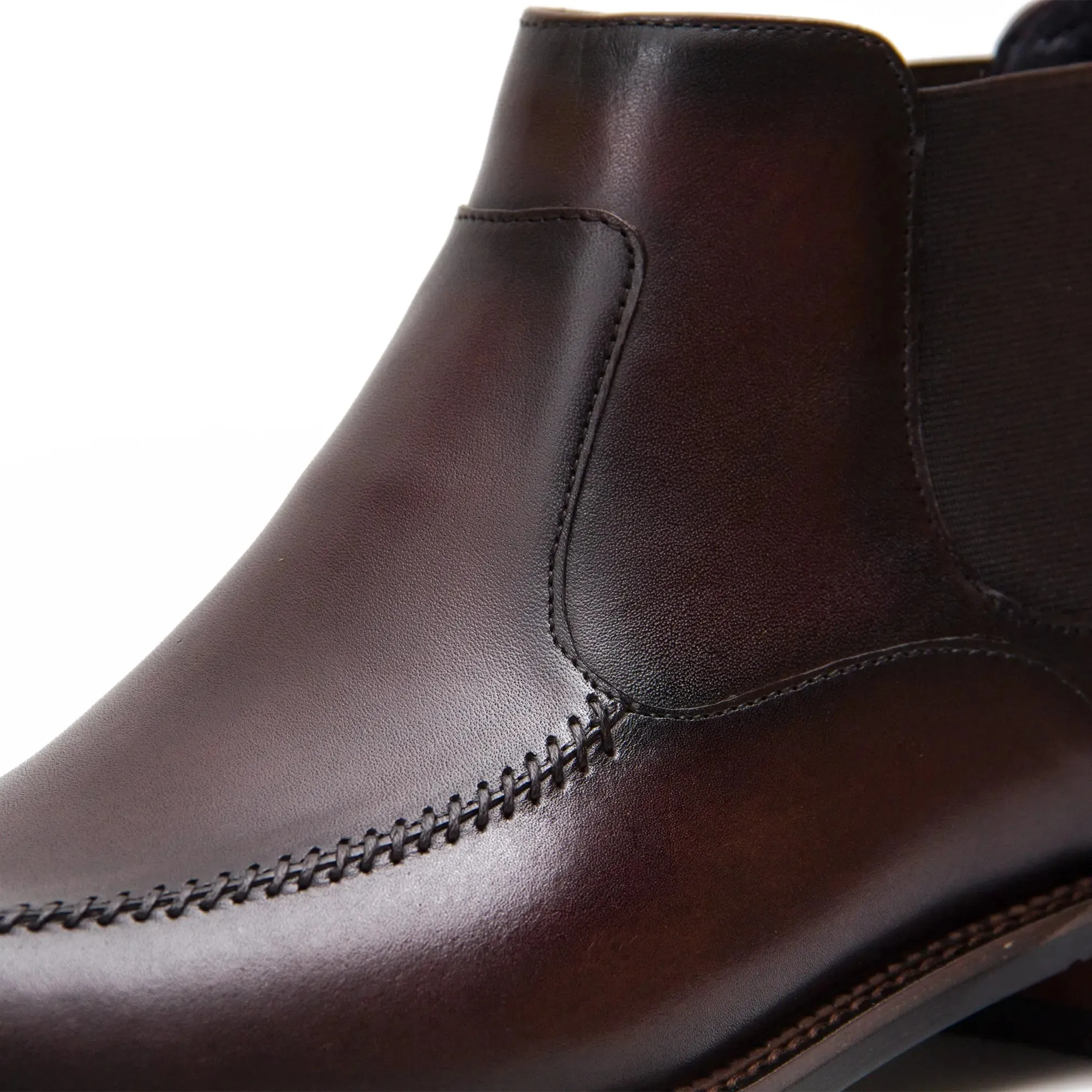 Men's Brown Leather Chelsea Boots