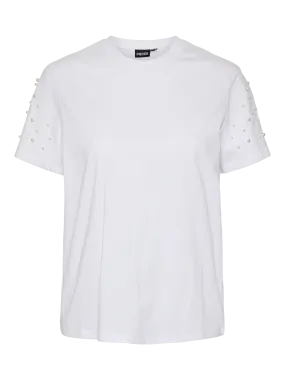 PCRINE T-Shirt - Bright White