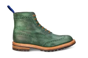 Stow Country Boot - Green Pull-Up Full Grain Tricker's Exclusive)