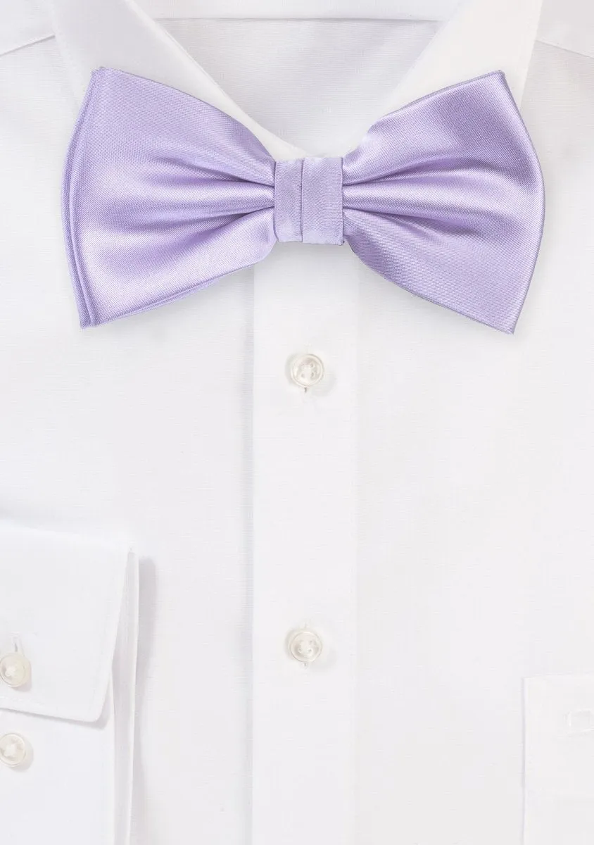 Sweet Lavender Solid Bowtie