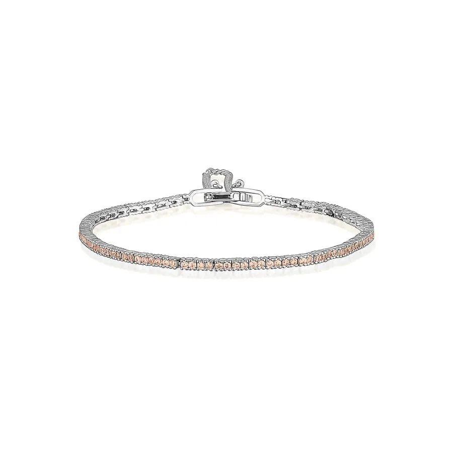 THIN TENNIS BRACELET SILVER